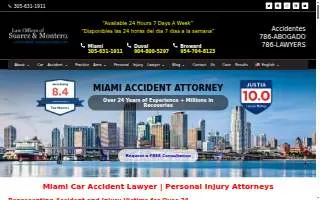 Suarez And Montero Car Accident Lawyer Miami .Com website