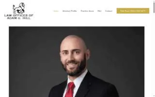 Law Offices of Adam G. Hill website