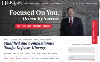 Hersem Law website