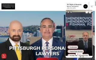 Shenderovich, Shenderovich & Fishman, P.C. of Pittsburgh website