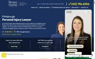 Berger and Green of Pittsburgh website