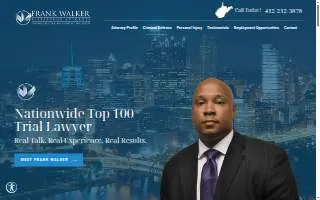 Frank Walker Law of Pittsburgh website