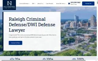 Hiltzheimer Law Office, PLLC | Raleigh DWI Lawyer website