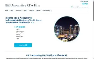 H & S Accounting LLC website