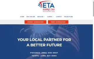 Expert Tax & Accounting of Phoenix website