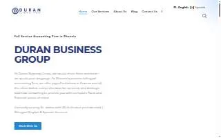 Duran Business Group website