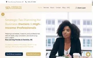 Strategic Tax Accountants website