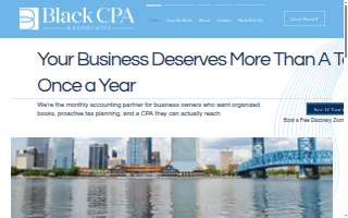 Black CPA & Associates (Fridays open by appointment only)