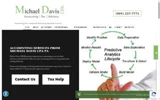 Michael Davis CPA PA website