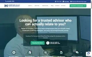 Harper & Company CPA Plus website