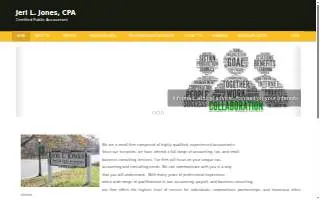 Jeri L Jones CPA website