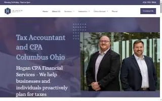 Hogan CPA Financial Services website
