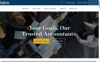 Holbrook & Manter, Columbus CPAs website