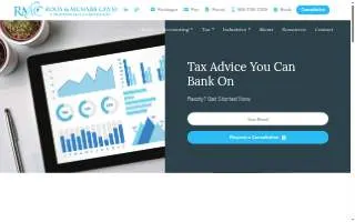 Roos & McNabb CPA's PC website