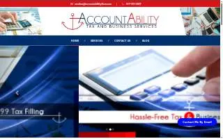 AccountAbility Tax and Business Services website