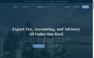 Samuel & Associates CPA website