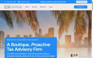 Levine Cpa & Advisors website
