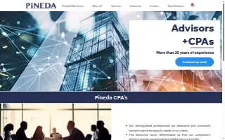 CPA Pineda Miami website