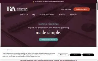 Henton & Associates of Cleveland website