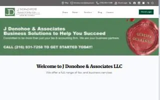 J Donohoe & Associates LLC of Cleveland website