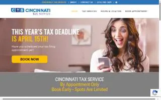 Cincinnati Tax Service website