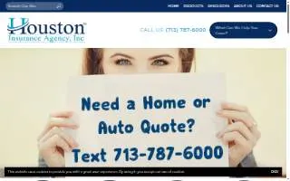 Houston Insurance Agency, Inc website