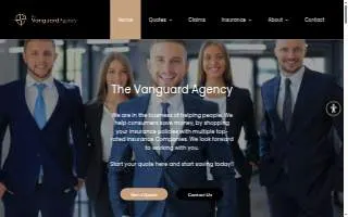 The Vanguard Insurance Agency website