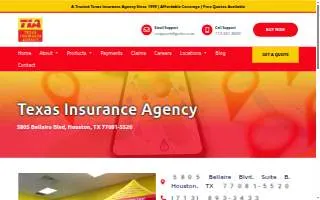 TIA- Texas Insurance Agency of Houston website