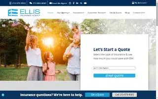 Ellis Insurance Agency of San Antonio website