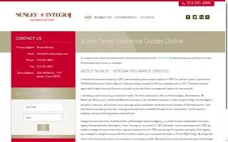 Nunley Integra Insurance Services website