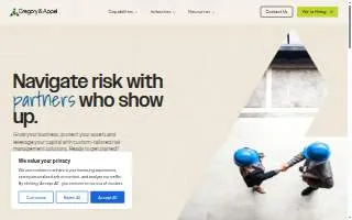 Gregory & Appel Insurance website