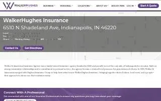 WalkerHughes Insurance of Indianapolis website