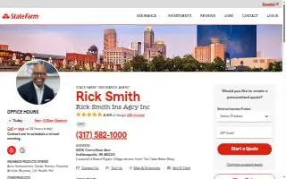 Rick Smith - State Farm Insurance Agent website