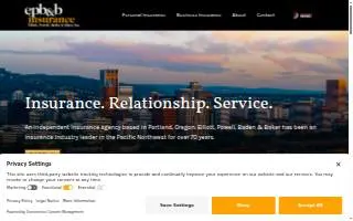 Elliott, Powell, Baden & Baker Inc website