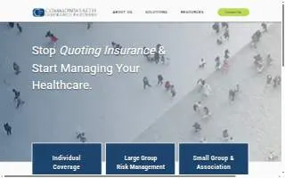 Commonwealth Insurance Partners website