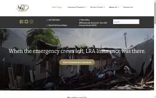 LRA Insurance website