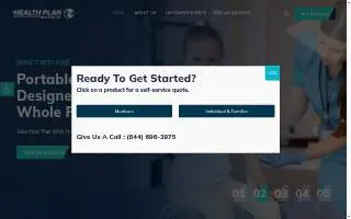 Health Plan Markets website