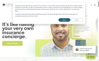 Camargo Insurance website