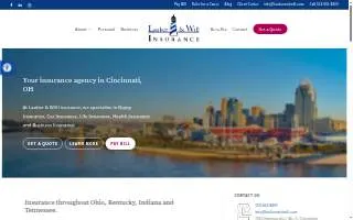 Lauber & Will Insurance website