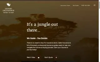 Safari Insurance website