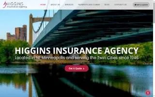 Higgins Insurance Agency Inc. website
