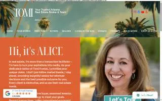 Alice Narducci, Associate Broker, Tomi Homes website
