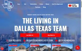 Living in Dallas Texas Team website