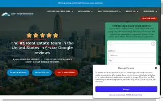 High Performance Real Estate Advisors of Charlotte website