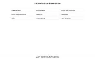 Carolinas Luxury Realty website