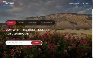 Faithe Real Estate Group website