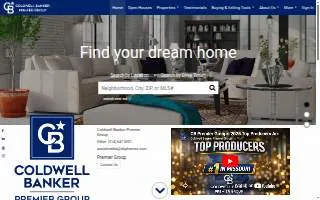 Coldwell Banker Premier Group of St. Louis website
