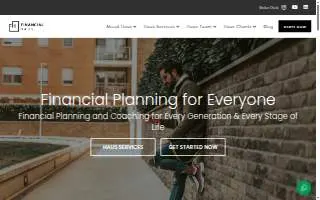 Financial Haus website