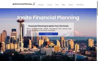 Ignite Financial Planning, LLC website
