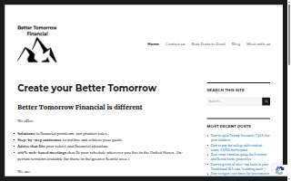 Better Tomorrow Financial